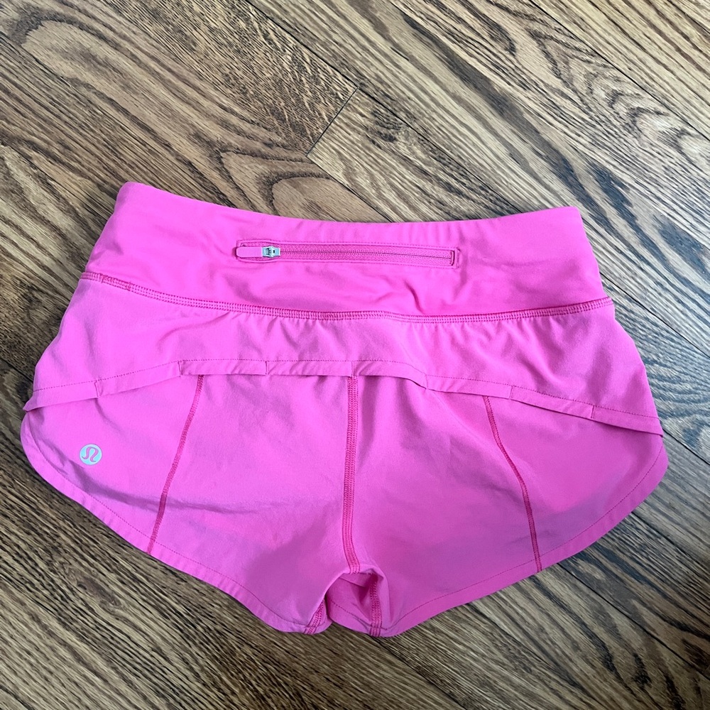 lululemon athletica Vibrant Pink Athletic Shorts